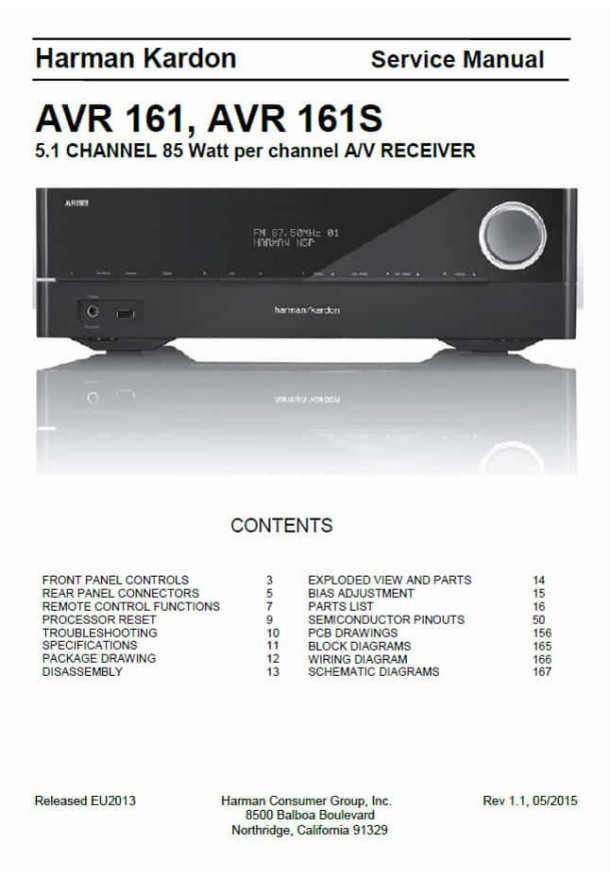 AVR-161, AVR-161S Rev.1.1